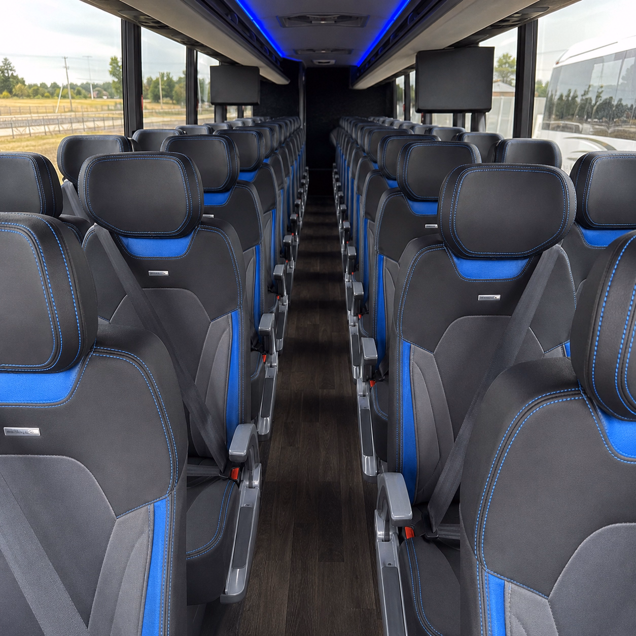 frederick charter bus rental inside