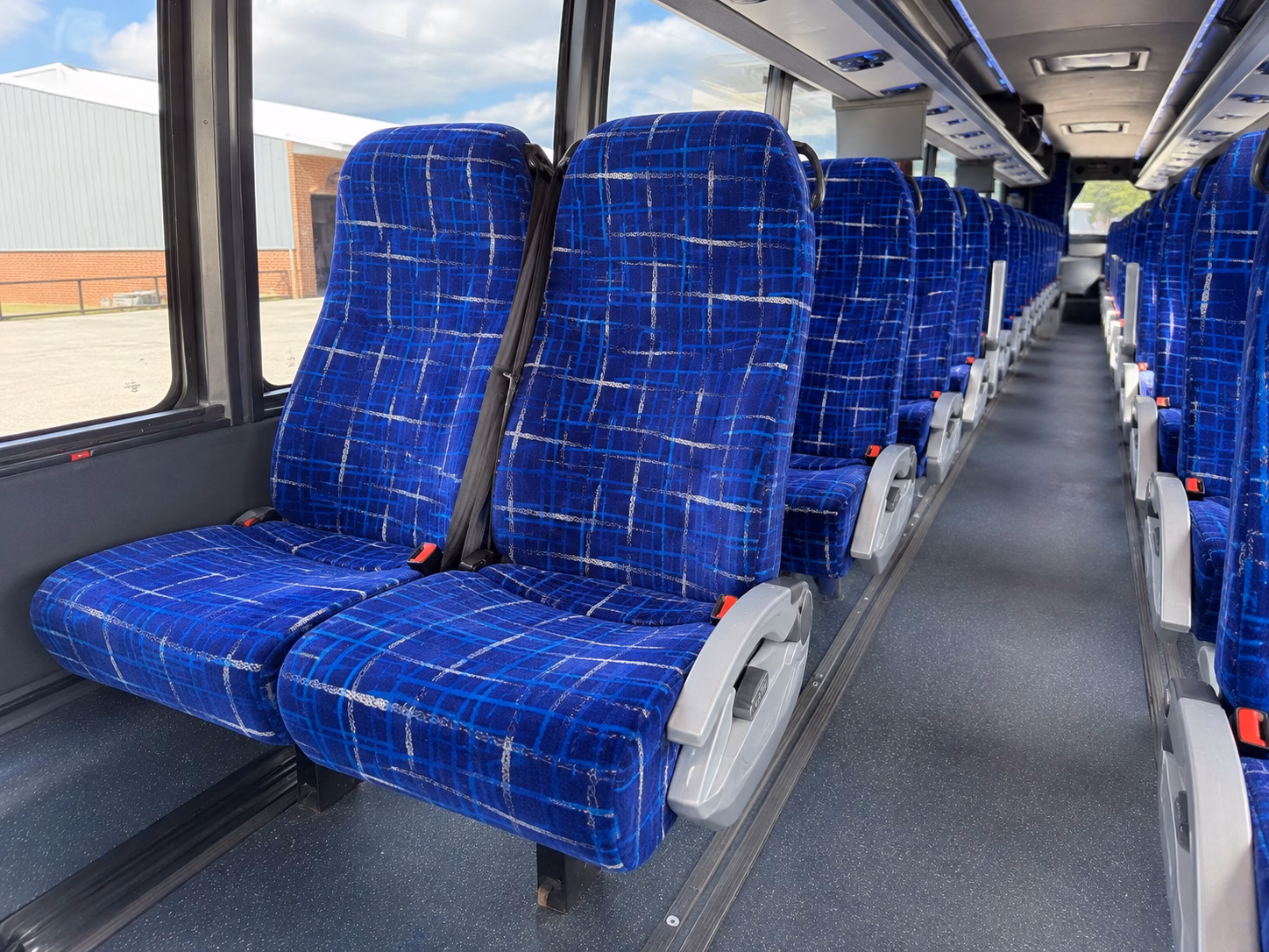 washington charter bus interior