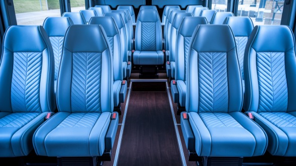 28 passenger minibus inside richmond
