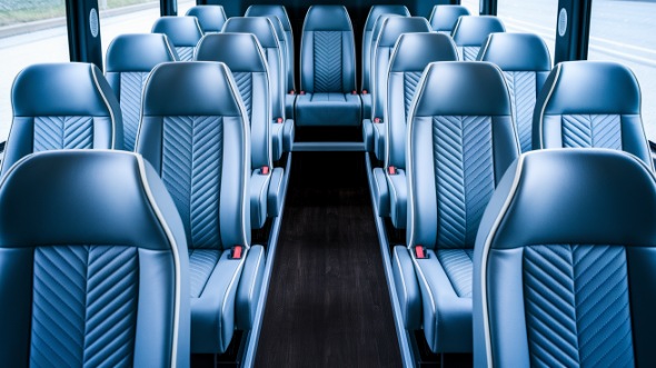 30 passenger minibus inside arlington